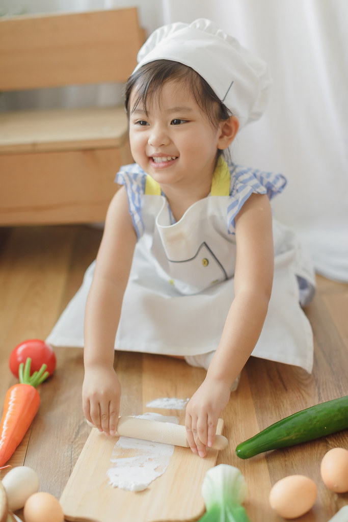 台南兒童寫真｜讓小朋友當一日主廚的廚師主題｜愛情街角