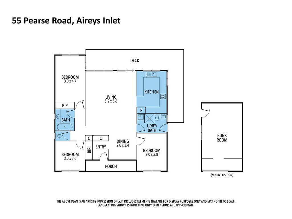 55 Pearse Road, Aireys Inlet VIC 3231 floorplan