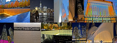 World Trade Center Collage Freedom Tower, Oculus WTC Manhattan New York City NY P00321 WTC