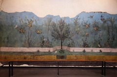 Fresco from the triclinium of the villa of Livia, wife of the Emperor Augustus, 30-20 BCE; Palazzo Massimo alle Terme, Rome (19)