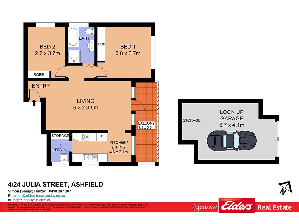 4/24 Julia Street, Ashfield NSW 2131 floorplan