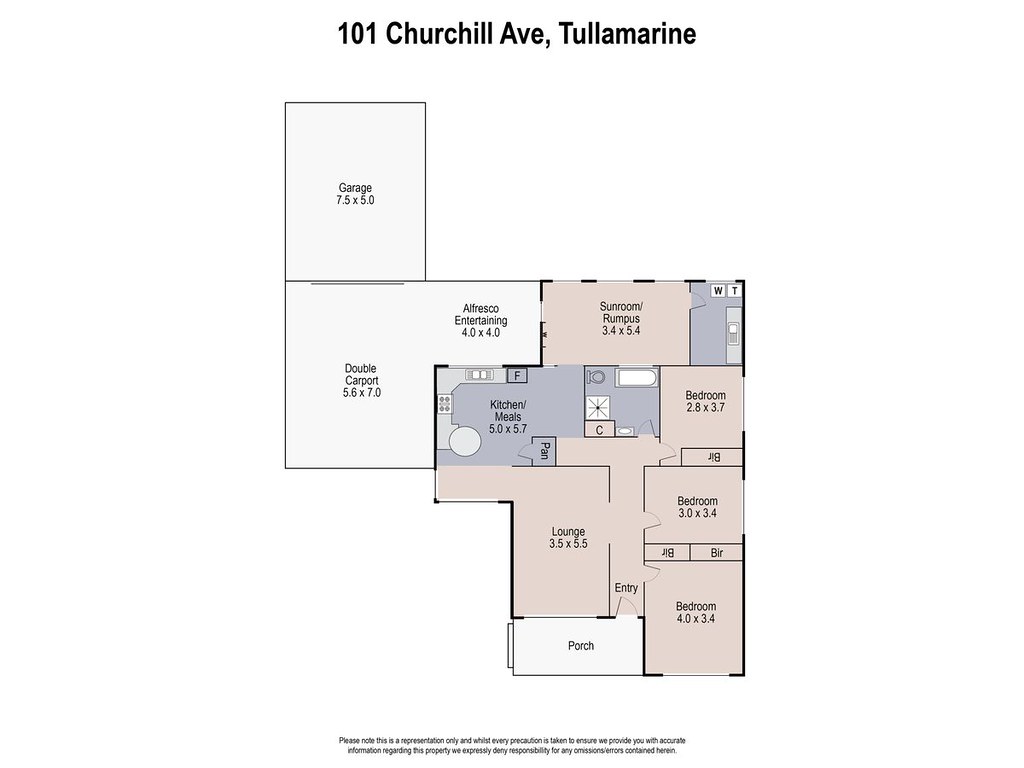 101 Churchill Avenue, Tullamarine VIC 3043 floorplan