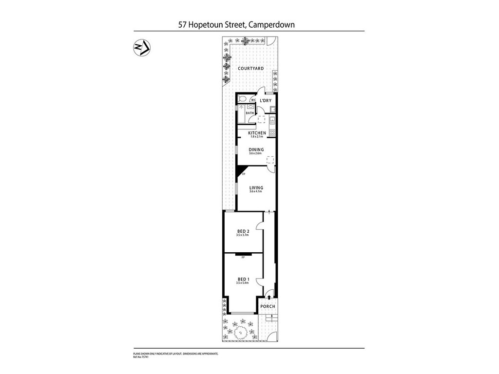 57 Hopetoun Street, Camperdown NSW 2050 floorplan