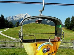 Nostalgic gondola lift to 