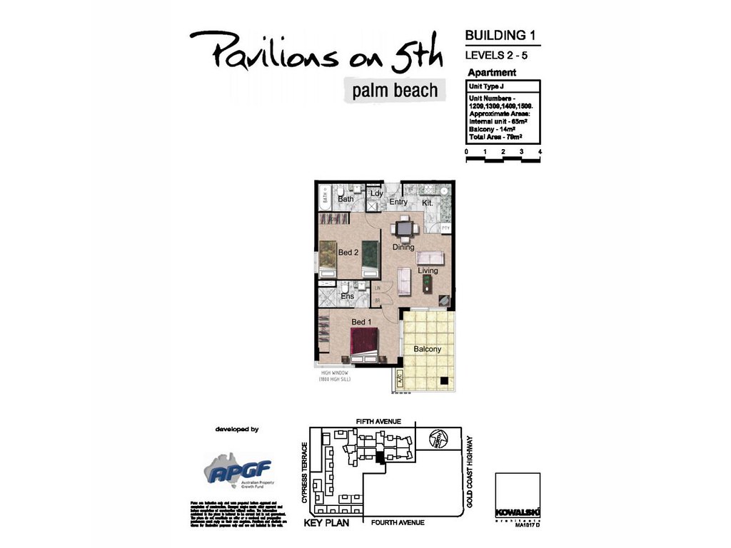 1209/10 Fifth Avenue, Palm Beach QLD 4221 floorplan