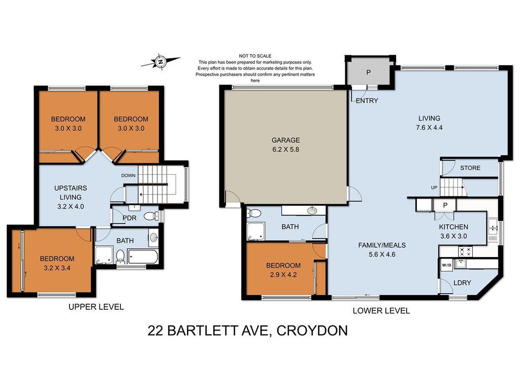 22 Bartlett Avenue, Croydon VIC 3136 floorplan