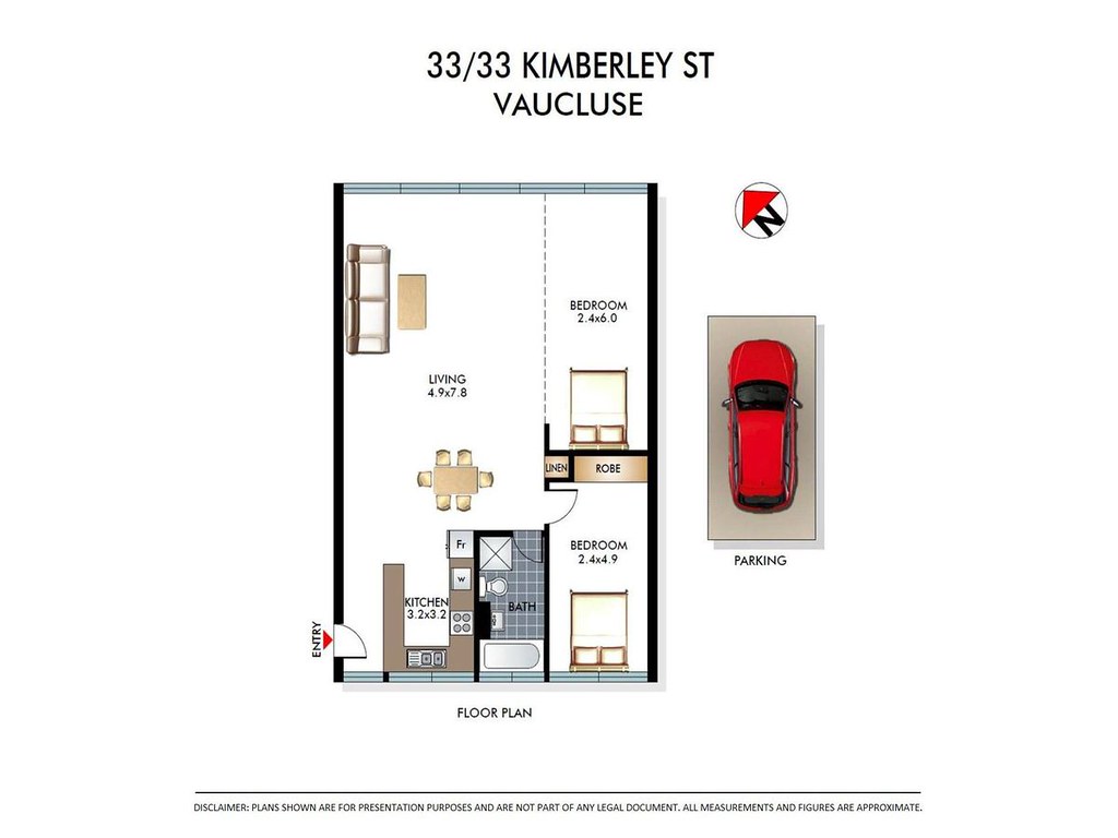 33/33 Kimberley Street, Vaucluse NSW 2030 floorplan