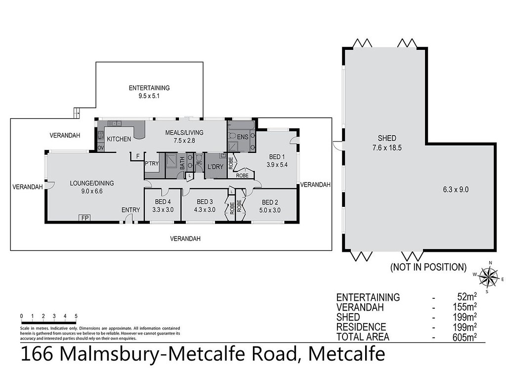 166 Malmsbury Metcalfe Road, Metcalfe VIC 3448 floorplan