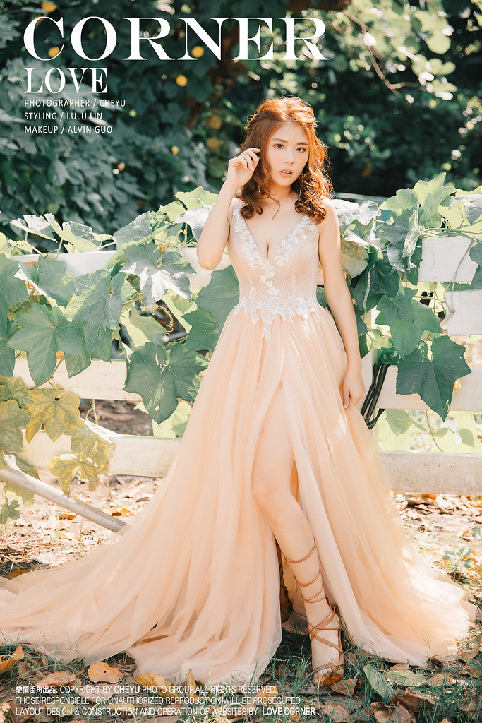 台南自助婚紗｜讓你實現一場公主夢的森林白馬婚紗｜inBlossom手工訂製婚紗｜