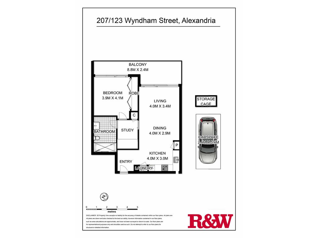 207/123-129 Wyndham Street, Alexandria NSW 2015 floorplan