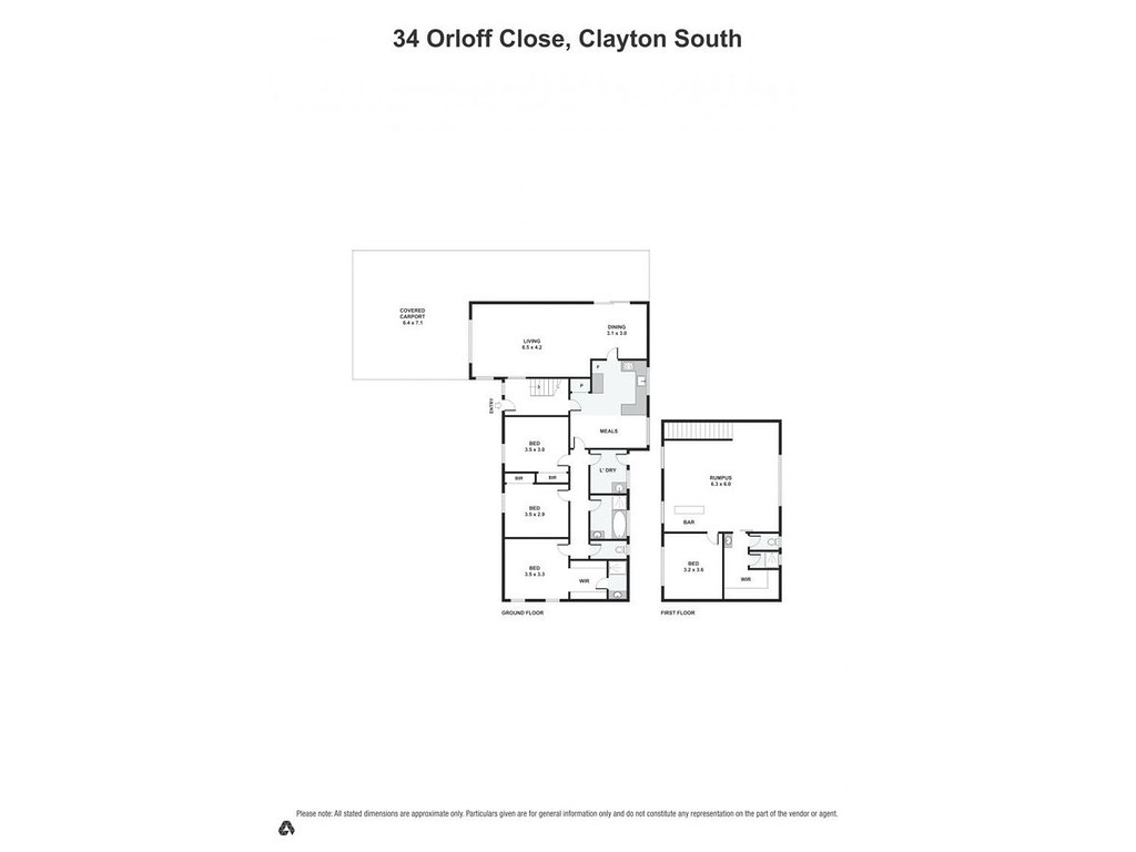 34 Orloff Close, Clayton North VIC 3169 floorplan