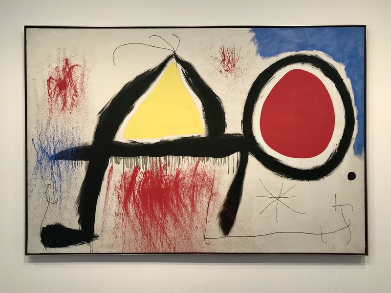 Peinture de Joan Miro à Barcelone