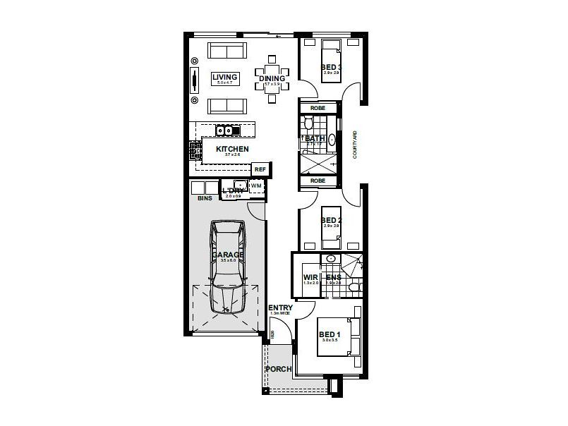 Lot 326 Riverhills Estate Wollert, Wollert VIC 3750 floorplan
