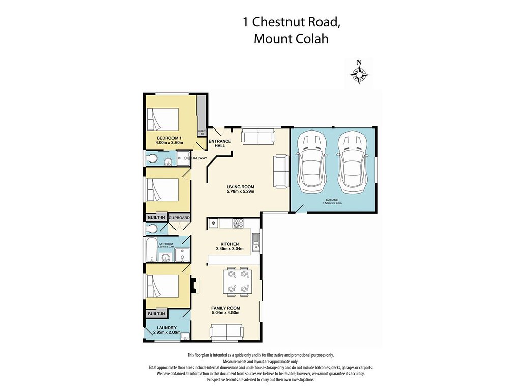 1 Chestnut Road, Mount Colah NSW 2079 floorplan