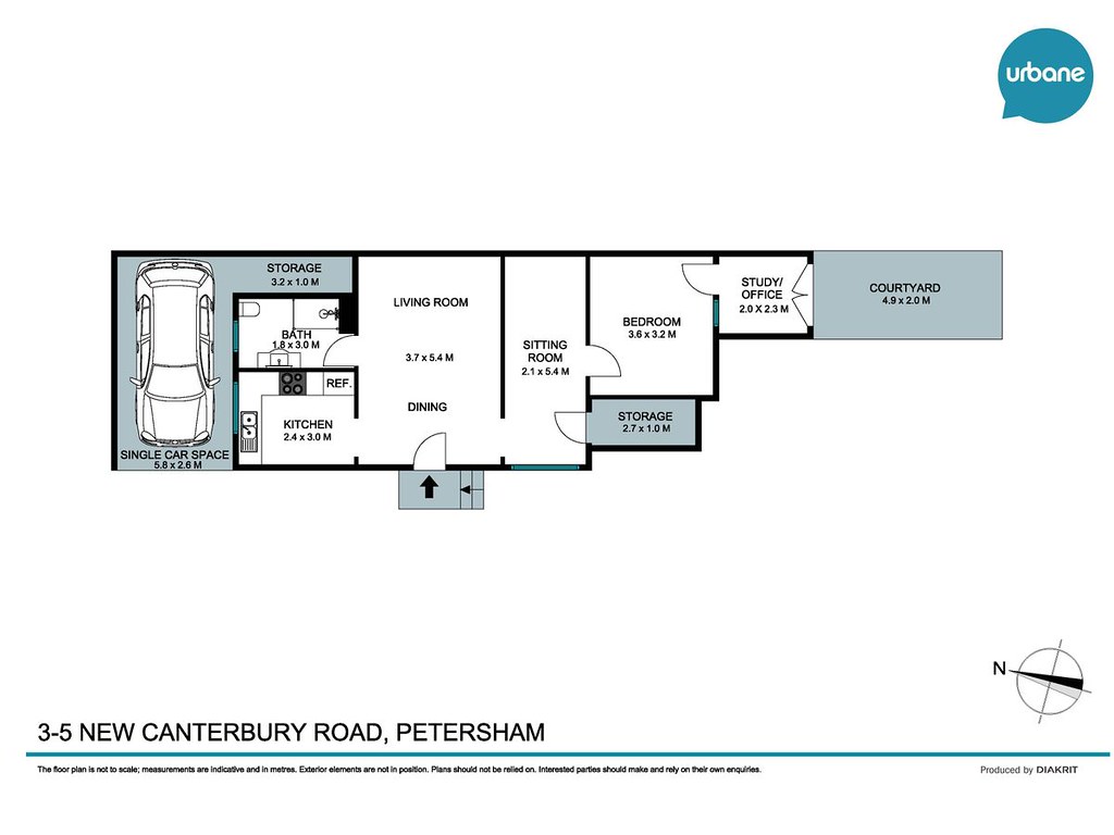 6/3-5 New Canterbury Road, Petersham NSW 2049 floorplan