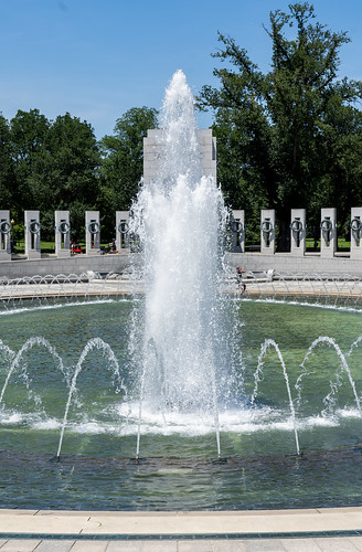 Water Fountain at WWII Memorial