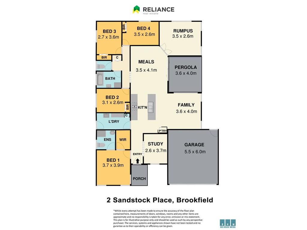 2 Sandstock Place, Brookfield VIC 3338 floorplan