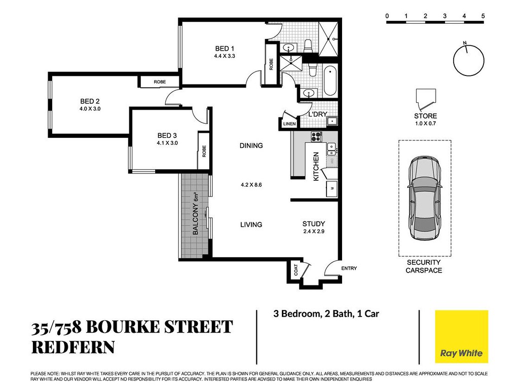 35/758 Bourke Street, Redfern NSW 2016 floorplan