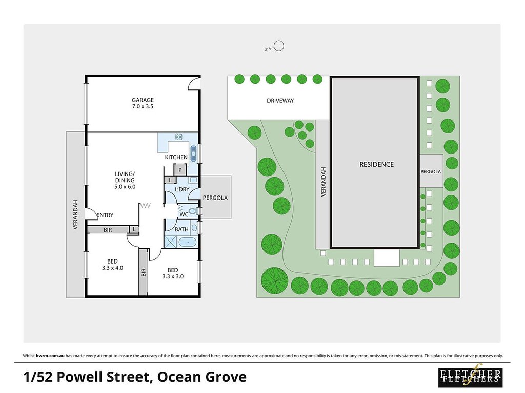 1/52 Powell Street West, Ocean Grove VIC 3226 floorplan