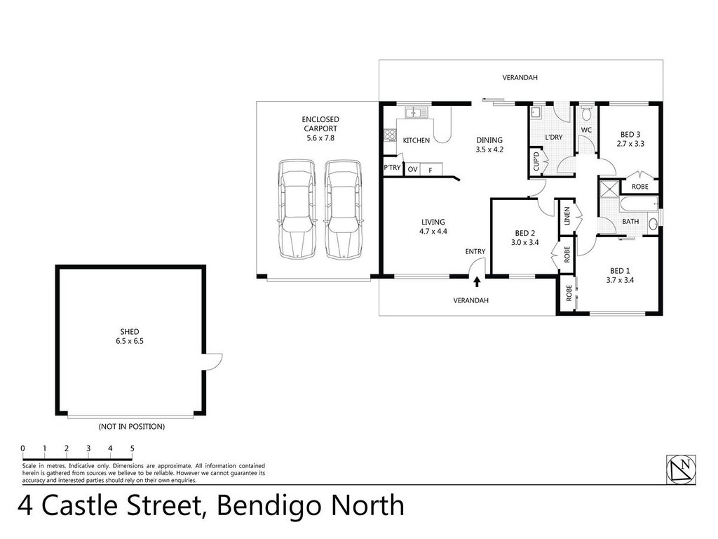 4 Castle Street, North Bendigo VIC 3550 floorplan
