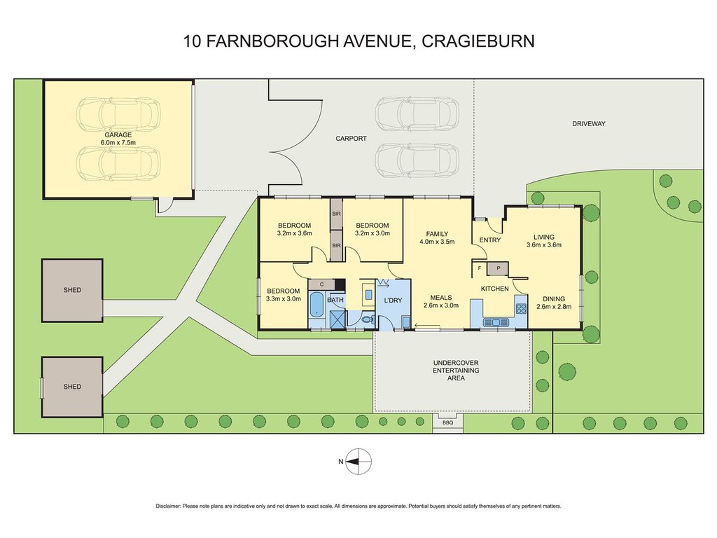 10 Farnborough Avenue, Craigieburn VIC 3064 floorplan