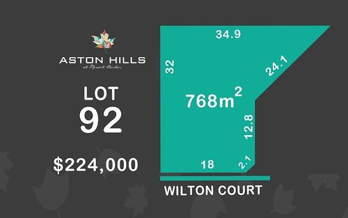 Lot 92, Wilton Court (Aston Hills), Mount Barker SA 5251