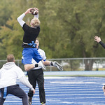<b>Alumni football game</b><br/> Luther Football alumni gathered on Carlson field during homecoming for a friendly game of flag football on Oct. 5th, 2019. Photo by Danica Nolton.<a href="//farm66.static.flickr.com/65535/48949125156_3a6a029939_o.jpg" title="High res">&prop;</a>
