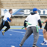 <b>Alumni football game</b><br/> Luther Football alumni gathered on Carlson field during homecoming for a friendly game of flag football on Oct. 5th, 2019. Photo by Danica Nolton.<a href="//farm66.static.flickr.com/65535/48949329212_79c0e93999_o.jpg" title="High res">&prop;</a>
