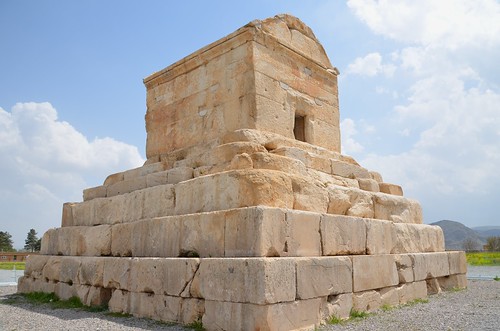 Tomb of Cyrus, Pasargadae, the first capital of the Achaemenid Empire, Iran