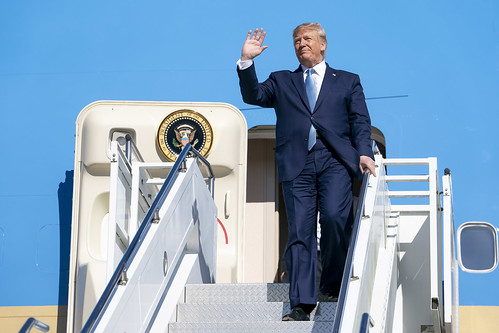 President Trump Arrives in PA by The White House, on Flickr