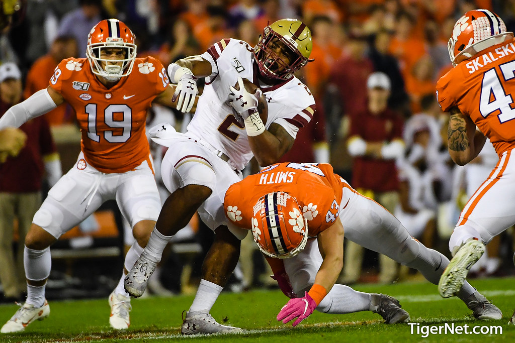 Clemson Football Photo of Boston College and Chad Smith