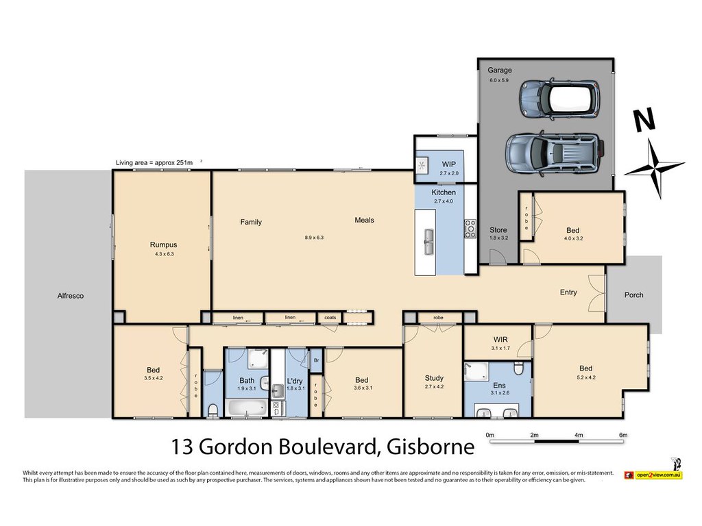 13 Gordon Boulevard, Gisborne VIC 3437 floorplan