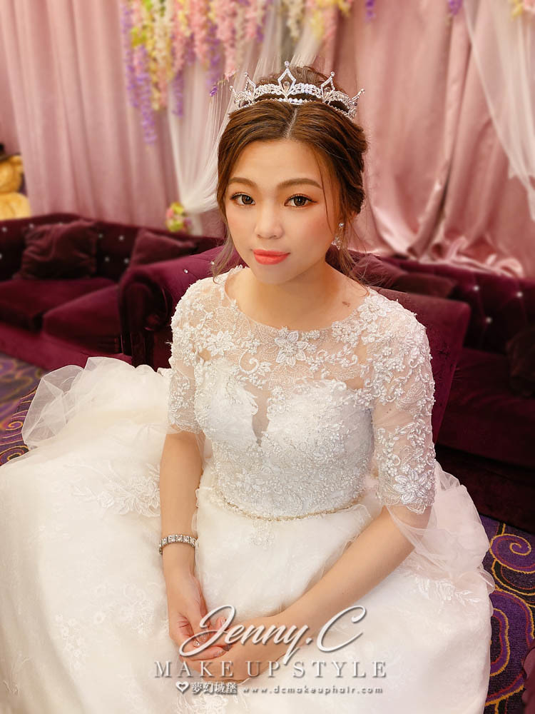 【新秘蓁妮】bride 紫綺 結婚造型 / 韓系風