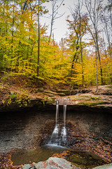 Autumn at Blue Hen Falls, Cuyahoga National Park