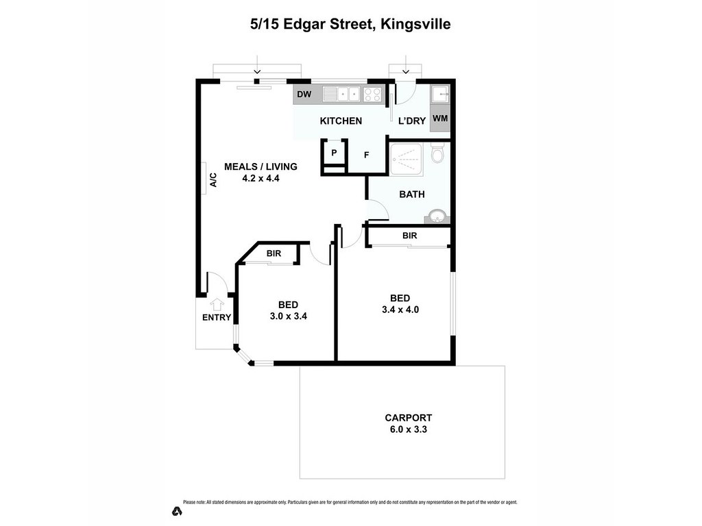 5/15 Edgar Street, Kingsville VIC 3012 floorplan