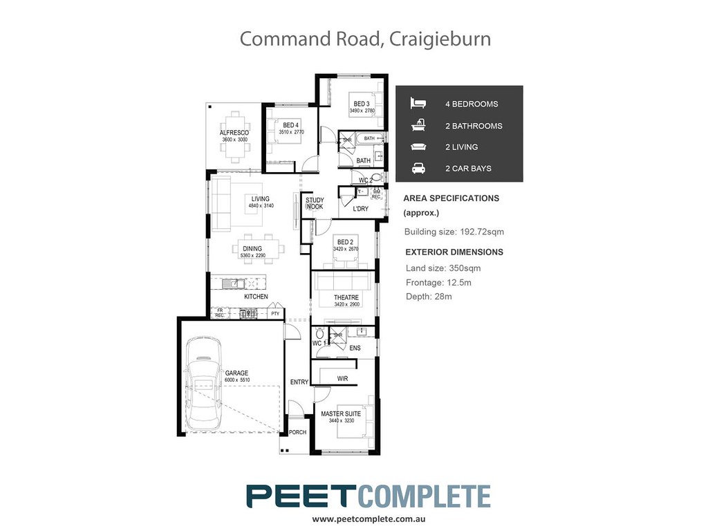 12 Command Road, Craigieburn VIC 3064 floorplan