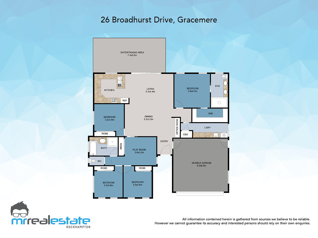 26 Broadhurst Drive, Gracemere QLD 4702 floorplan