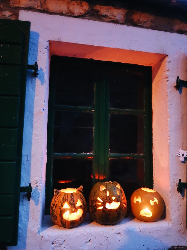 Halloween in Zastrazisce, Hvar, Croatia.