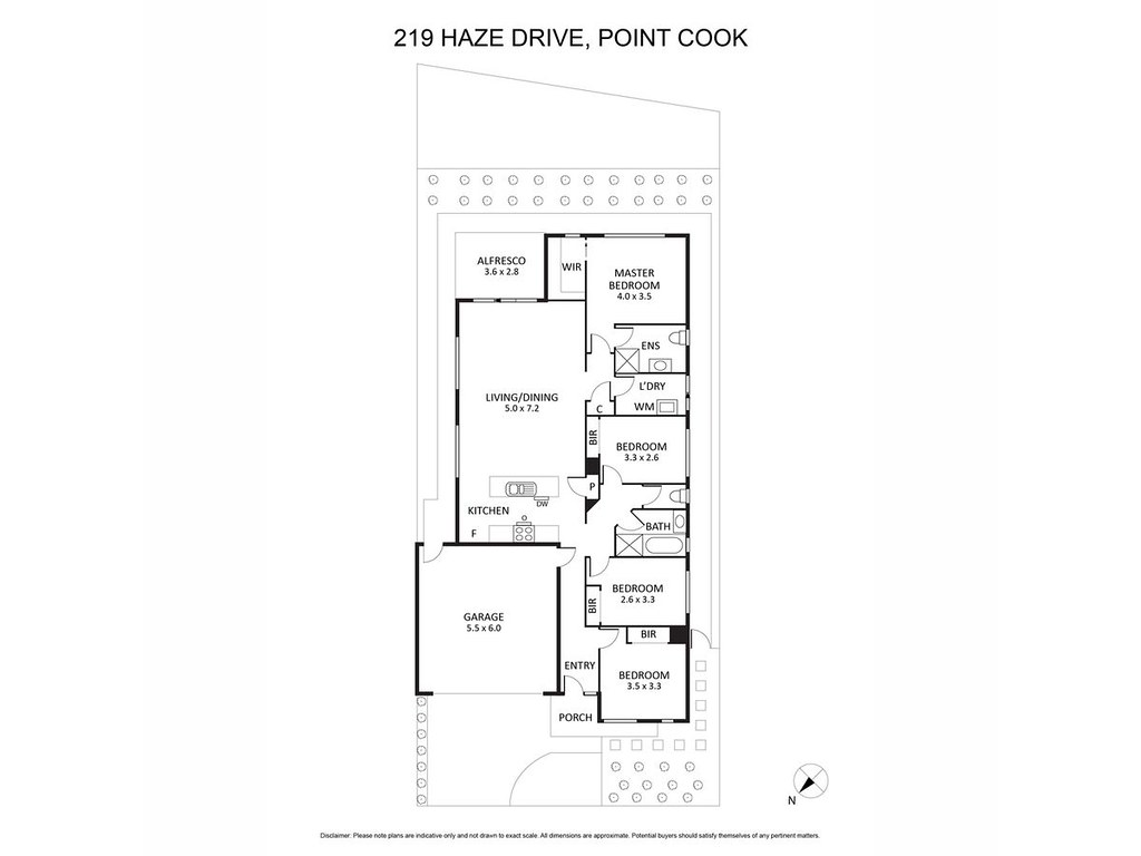 219 Haze Drive, Point Cook VIC 3030 floorplan