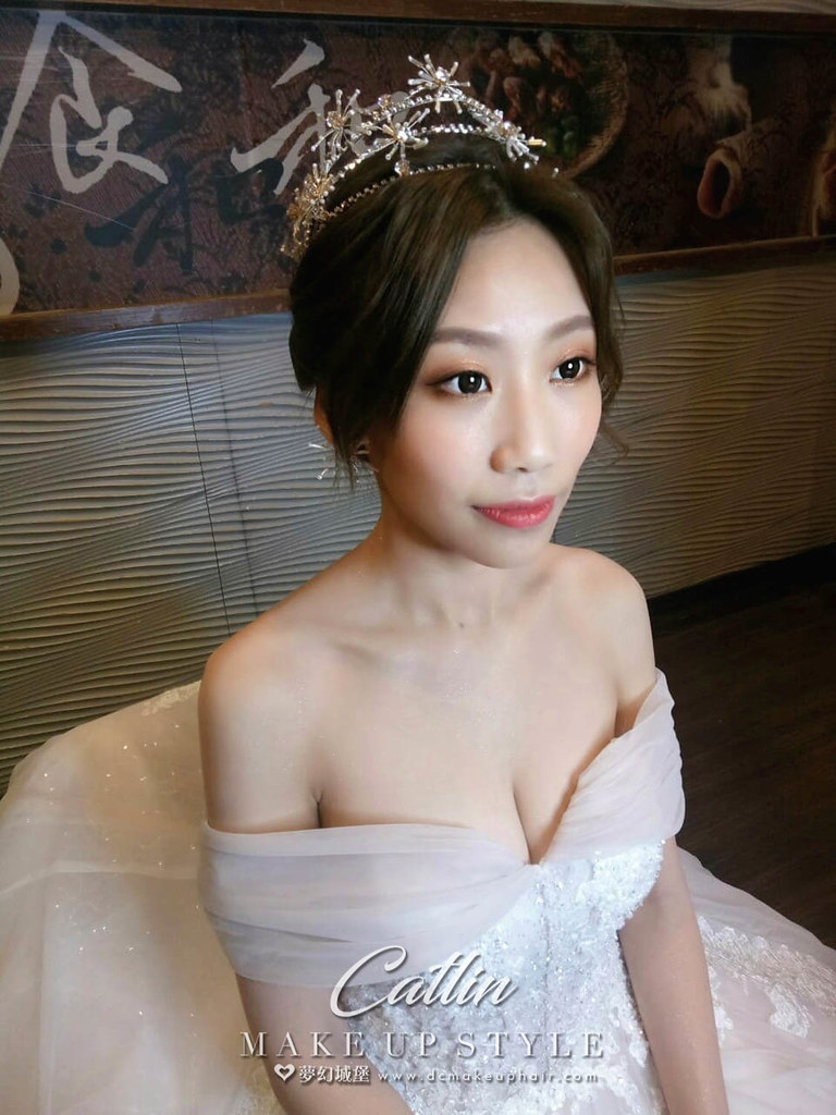 【新秘Catlin 】bride Abby 結婚造型 / 甜美公主,韓系優雅