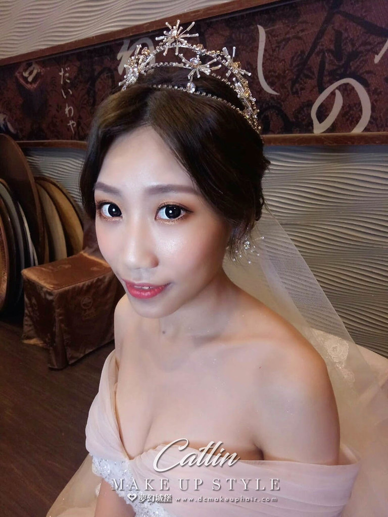 【新秘Catlin 】bride Abby 結婚造型 / 甜美公主,韓系優雅