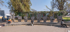 Hand Signal Statues - Mandela Home Soweto