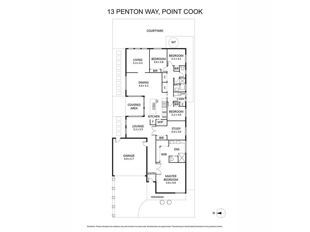 13 Penton Way, Point Cook VIC 3030 floorplan