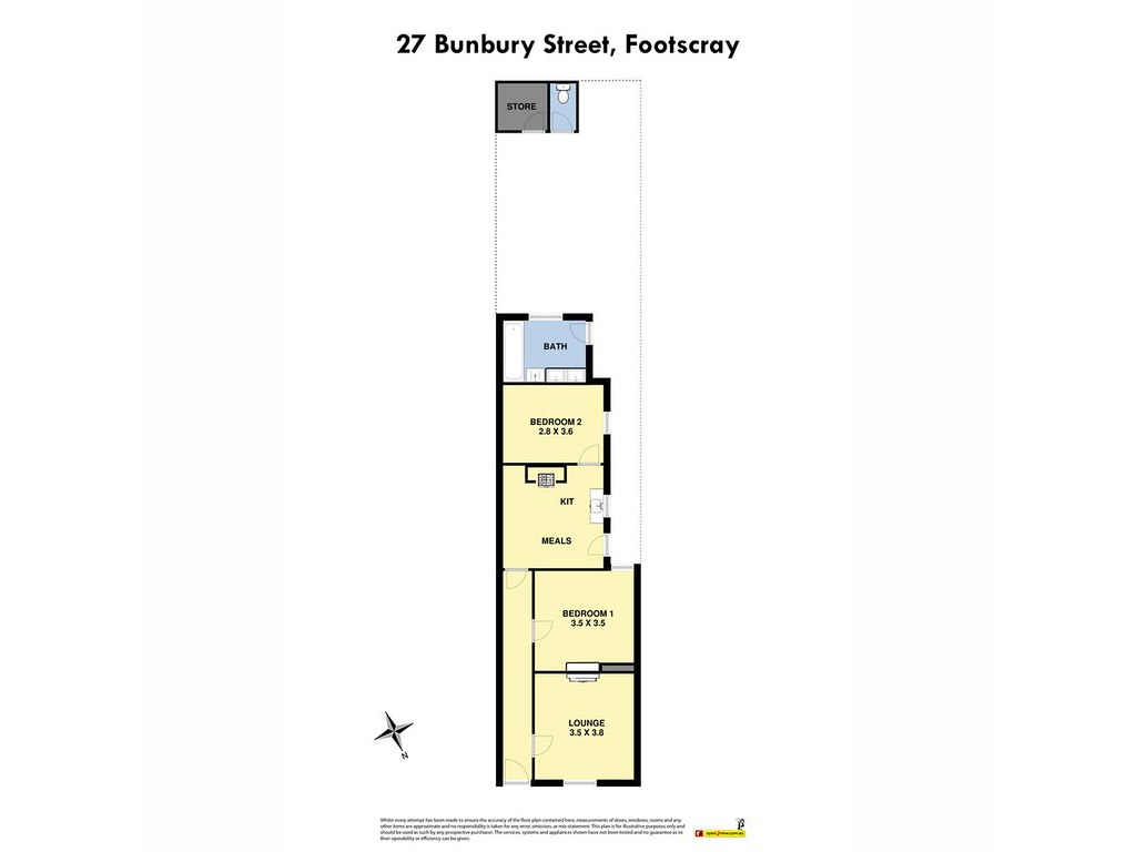 27 Bunbury Street, Footscray VIC 3011 floorplan
