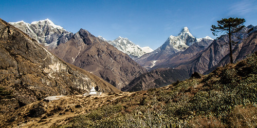 Vue sur l'Everest (8848m)