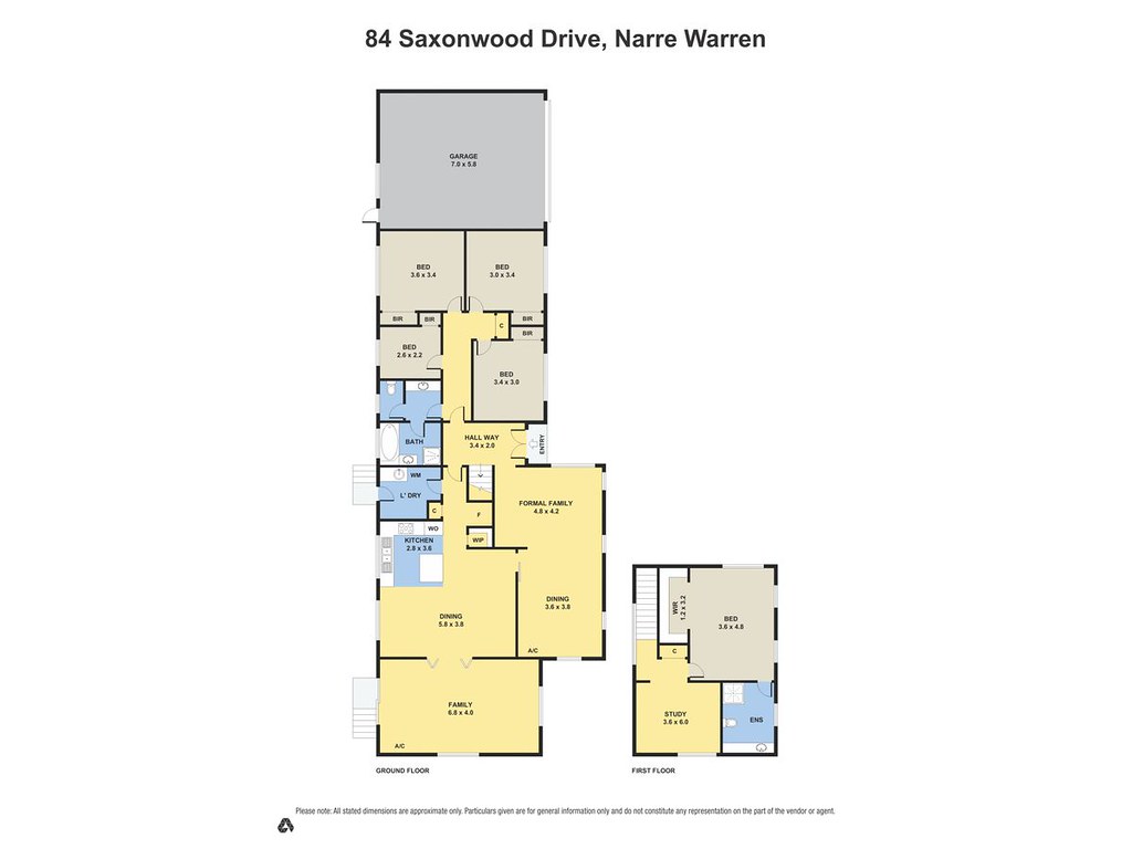 84 Saxonwood Drive, Narre Warren VIC 3805 floorplan