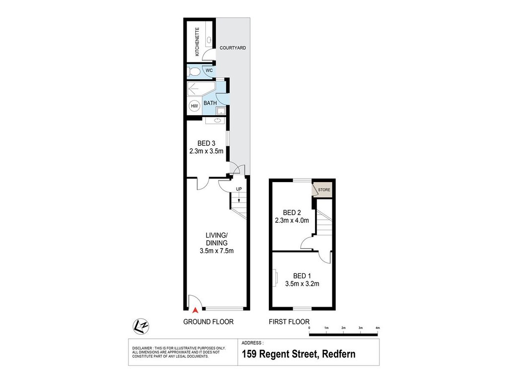 159 Regent Street, Redfern NSW 2016 floorplan
