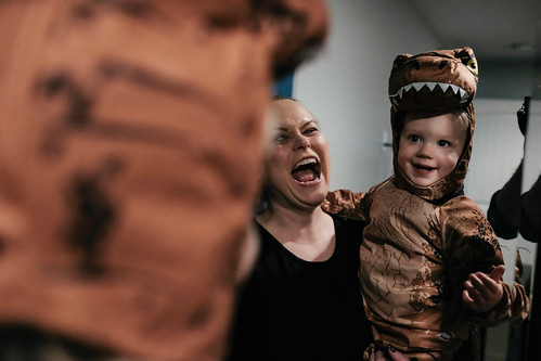 henry halloween 2018 orange dinosaur trex tyrannosaurusrex jurassicpark costume cosplay toddler baby cecilia mirror roar