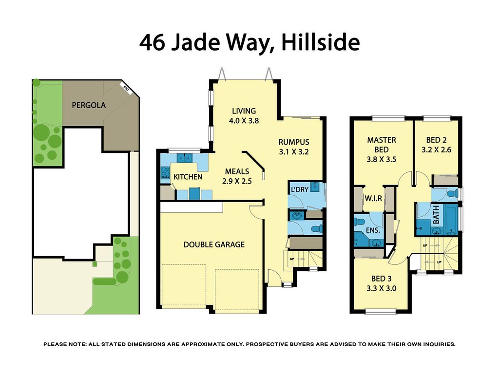 46 Jade Way, Hillside VIC 3037 floorplan