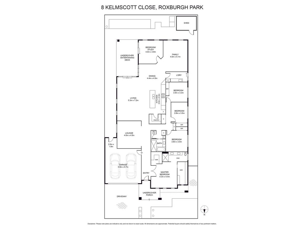 8 Kelmscott Close, Roxburgh Park VIC 3064 floorplan